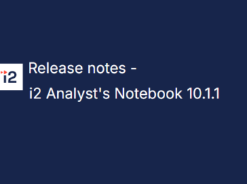 Вийшов i2 Analyst’s Notebook версії 10.1.1